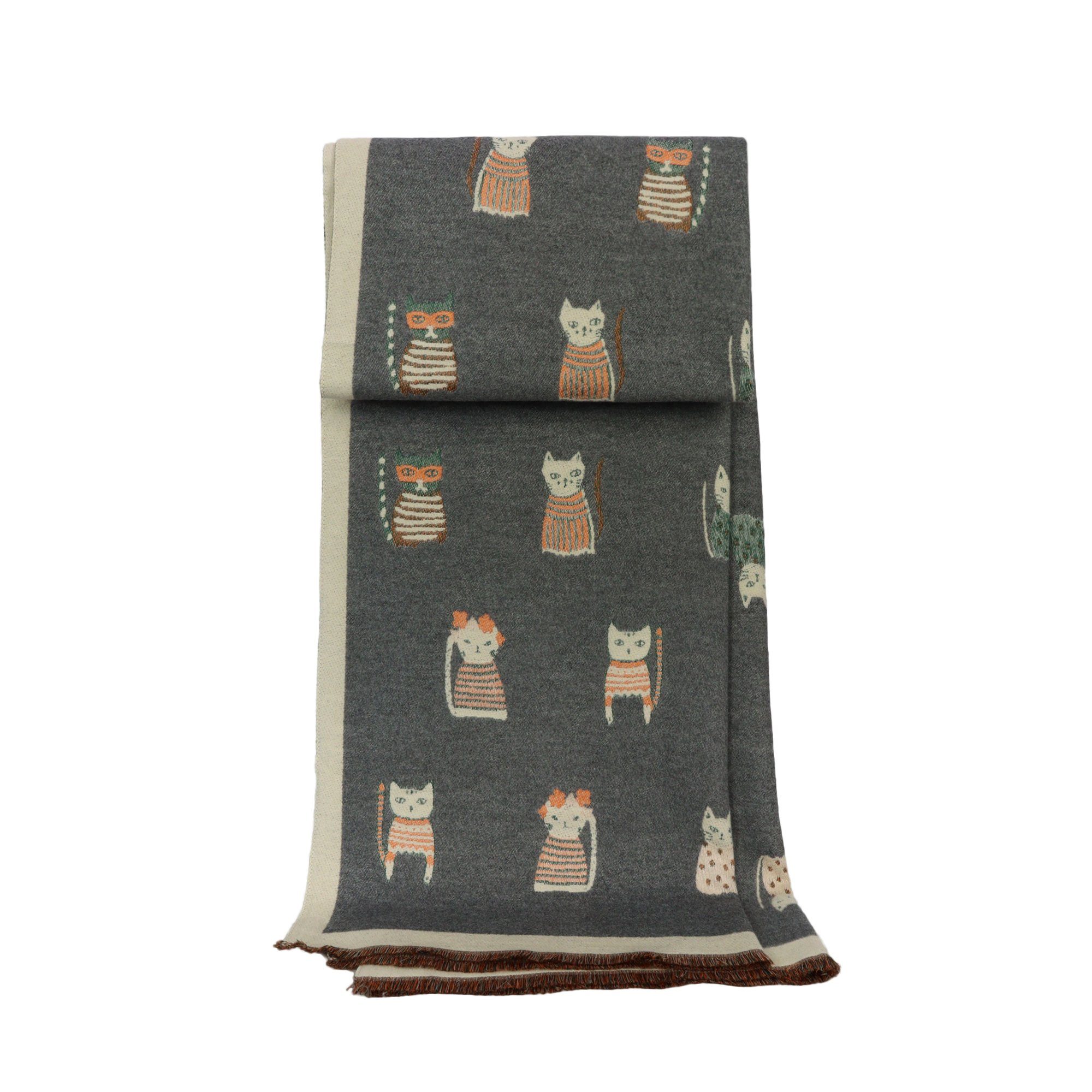 Modeschal Schal Katze