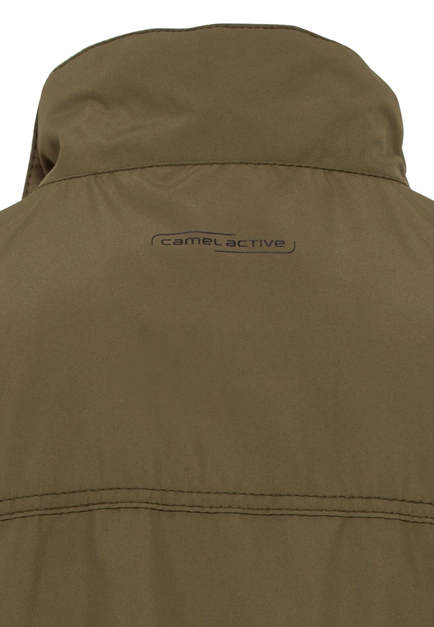 Weste active Funktionsweste Weste_Casual aus Olive Polyester camel recyceltem