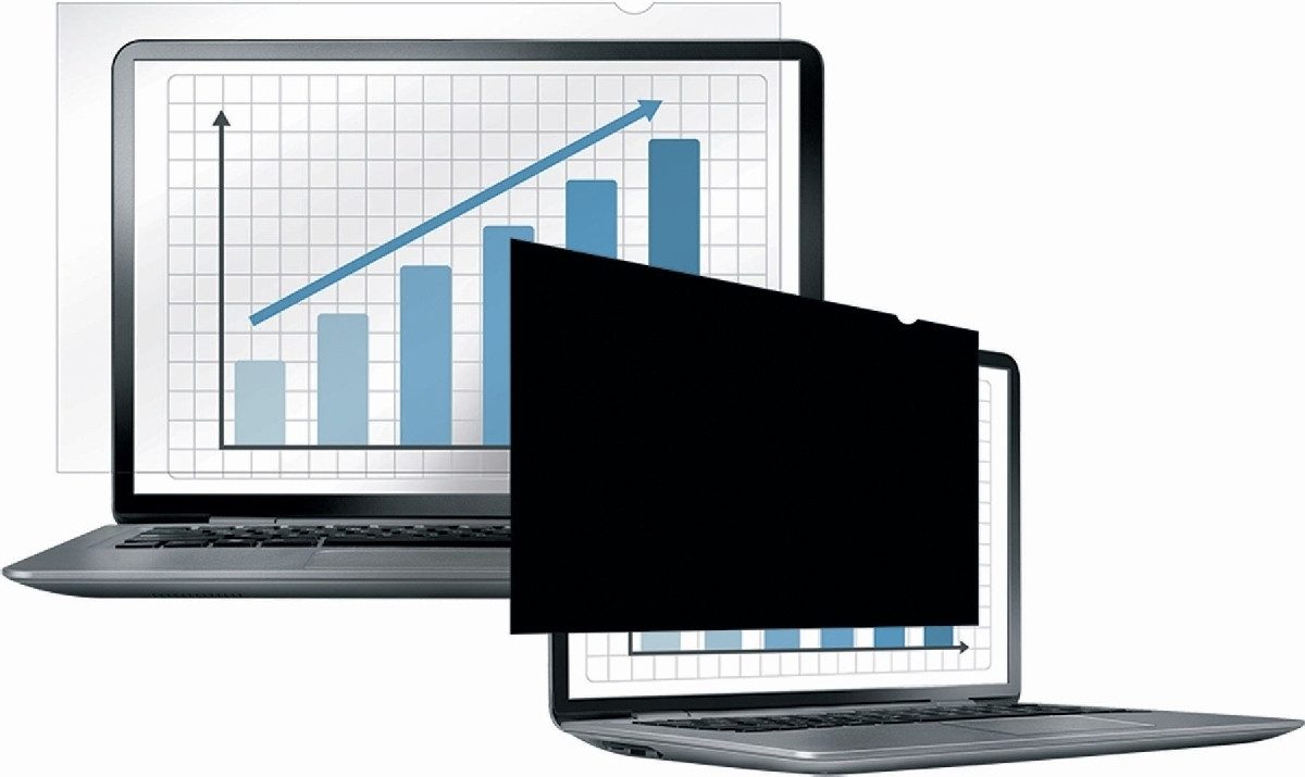 FELLOWES Sichtschutzfolie Blickschutzfilter PrivaScreen Widescreen 35,81cm/14,1 Zoll schwarz