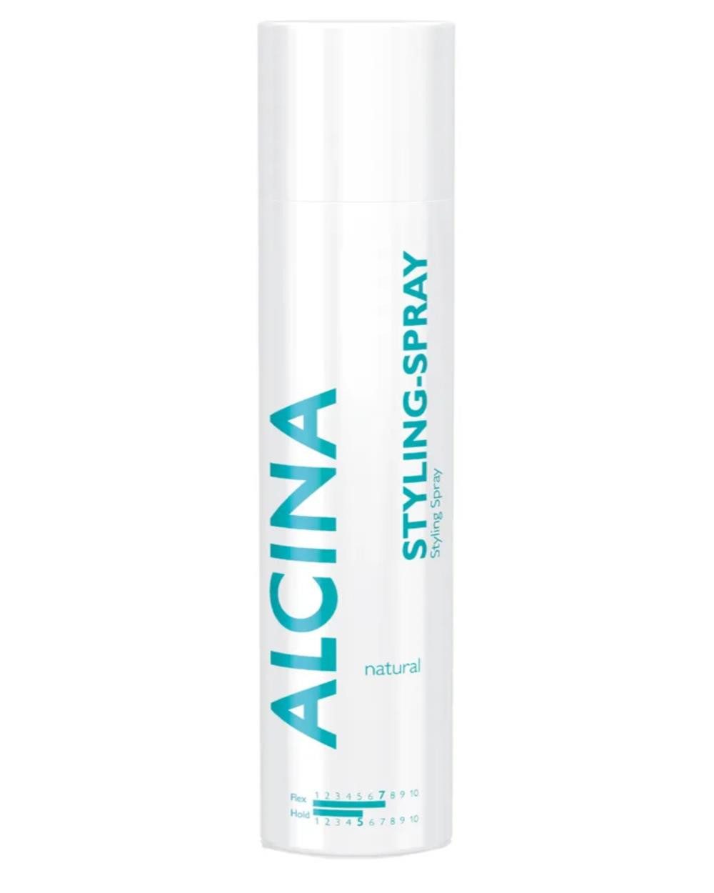 ALCINA Haarspray ALCINA Haarpsray Styling Spray natural 200 ml, Packung, Styling-Spray für natürlichen Halt und Spannkraft