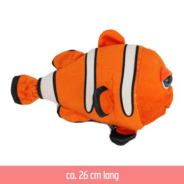 BEMIRO Tierkuscheltier Big Headz Kuscheltiere "Clownfish" - ca. 26 cm