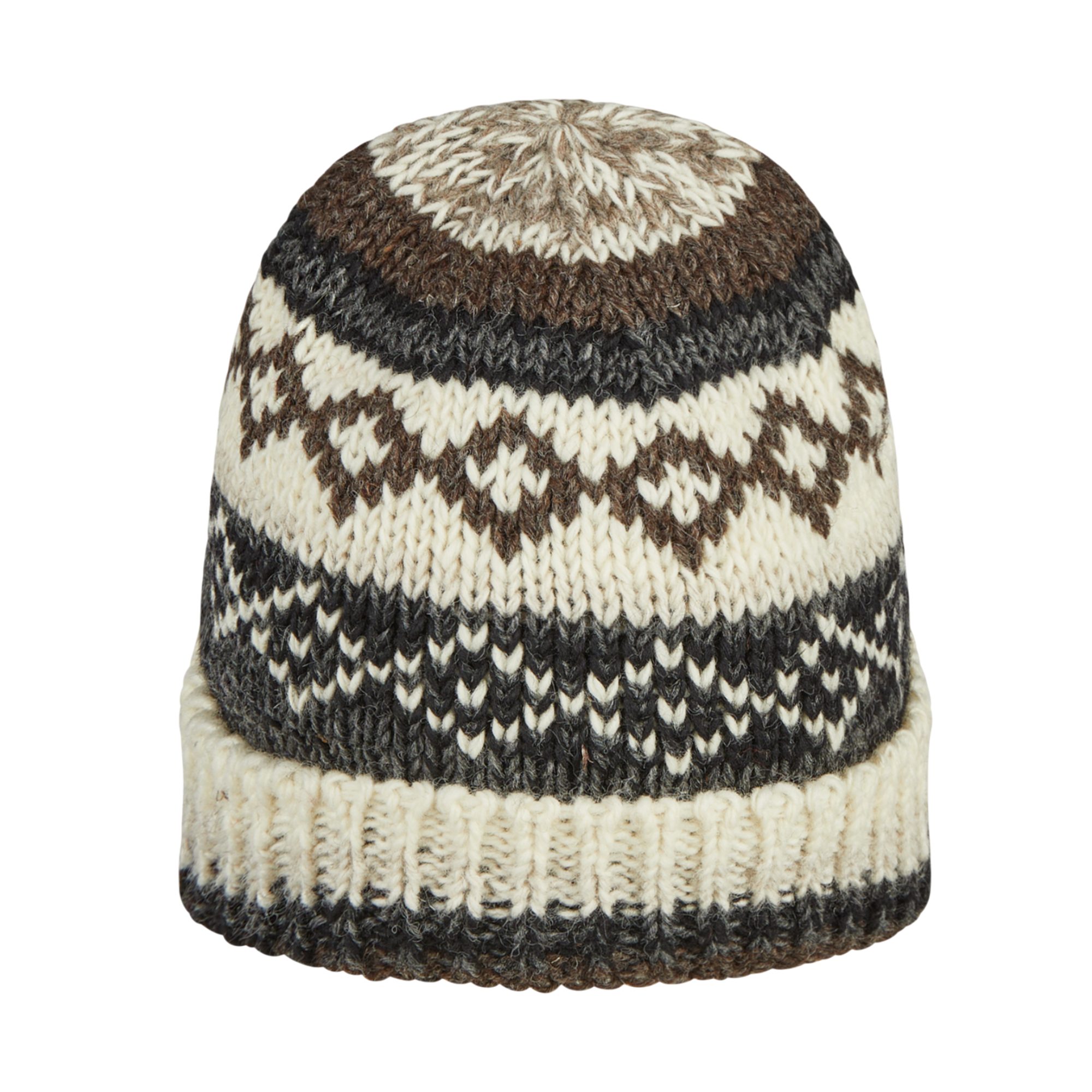THC Natural Line Strickmütze THC Schafwoll Rollcap 888 (1 Stück, 1-St., 1 Stück) Innenfutter: Fleece