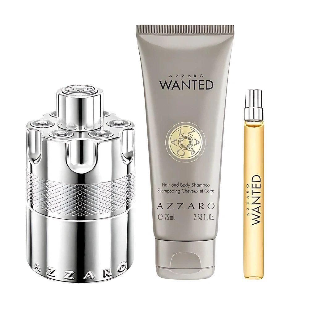 Versace Eau de Parfum Azzaro Wanted SET 100ml Eau de Parfum + 10ml EdP + 75ml Shampoo Men