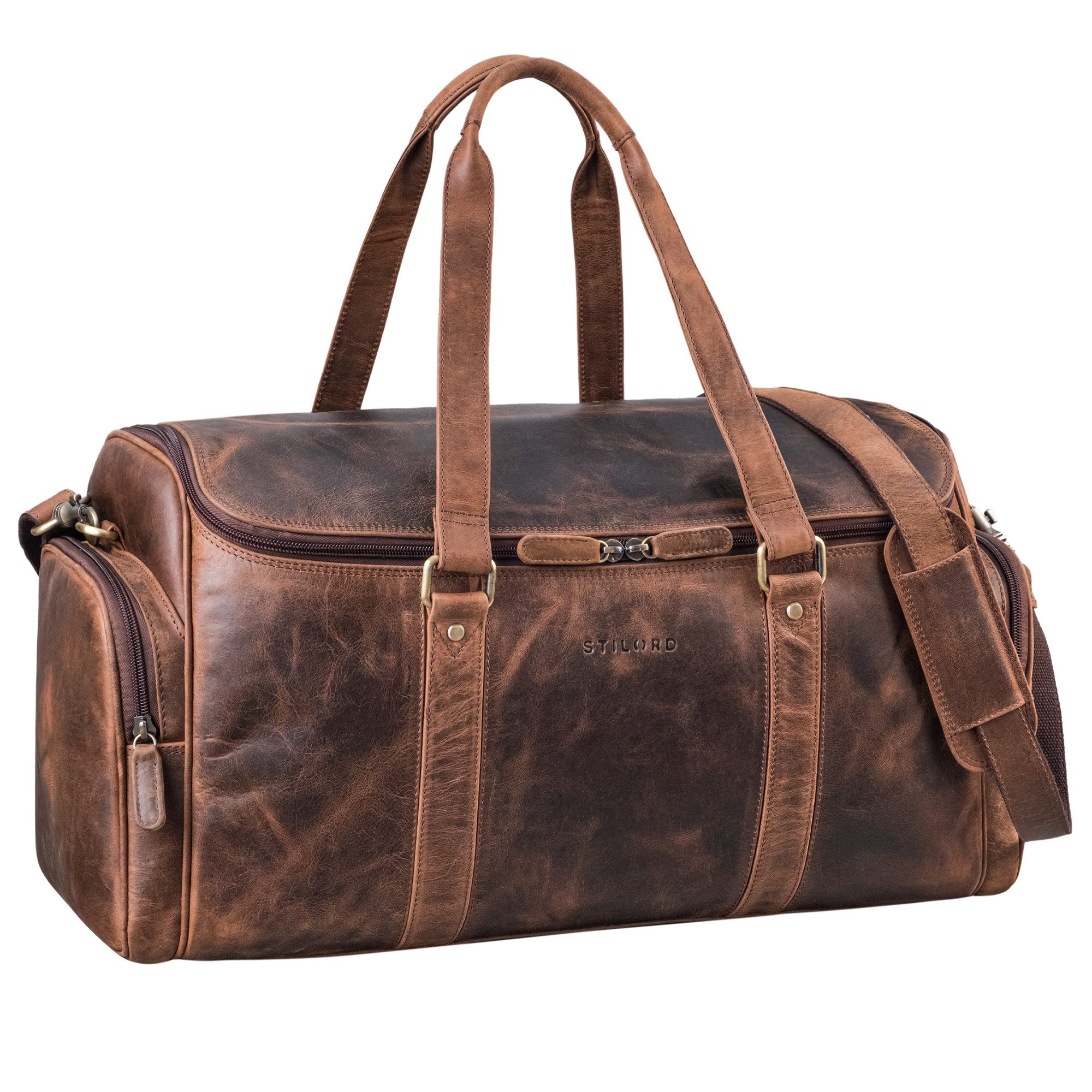 STILORD Weekender "Myles" Vintage Weekender Reisetasche Herren Leder zum Um günstig online kaufen