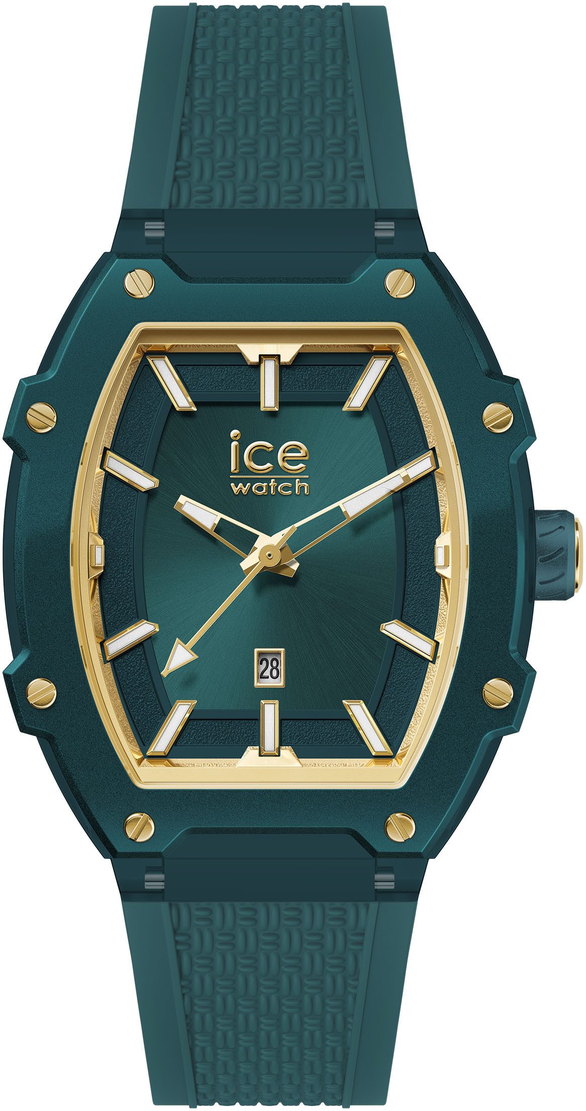 ice-watch Quarzuhr ICE boliday - Plastic - Small - 3H + Date 023996, Armbanduhr, Damenuhr, Silikonarmband, Datum, analog