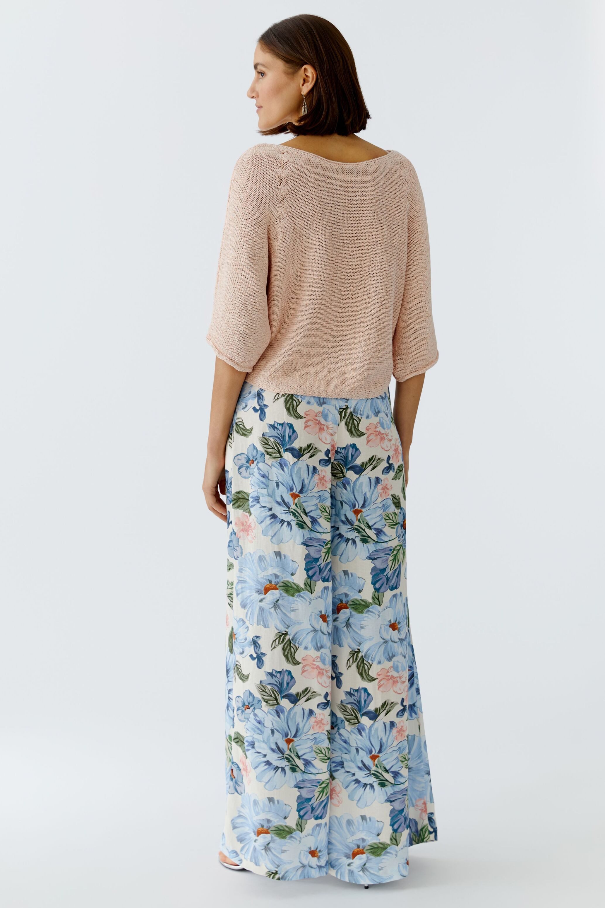 Oui Rundhalspullover