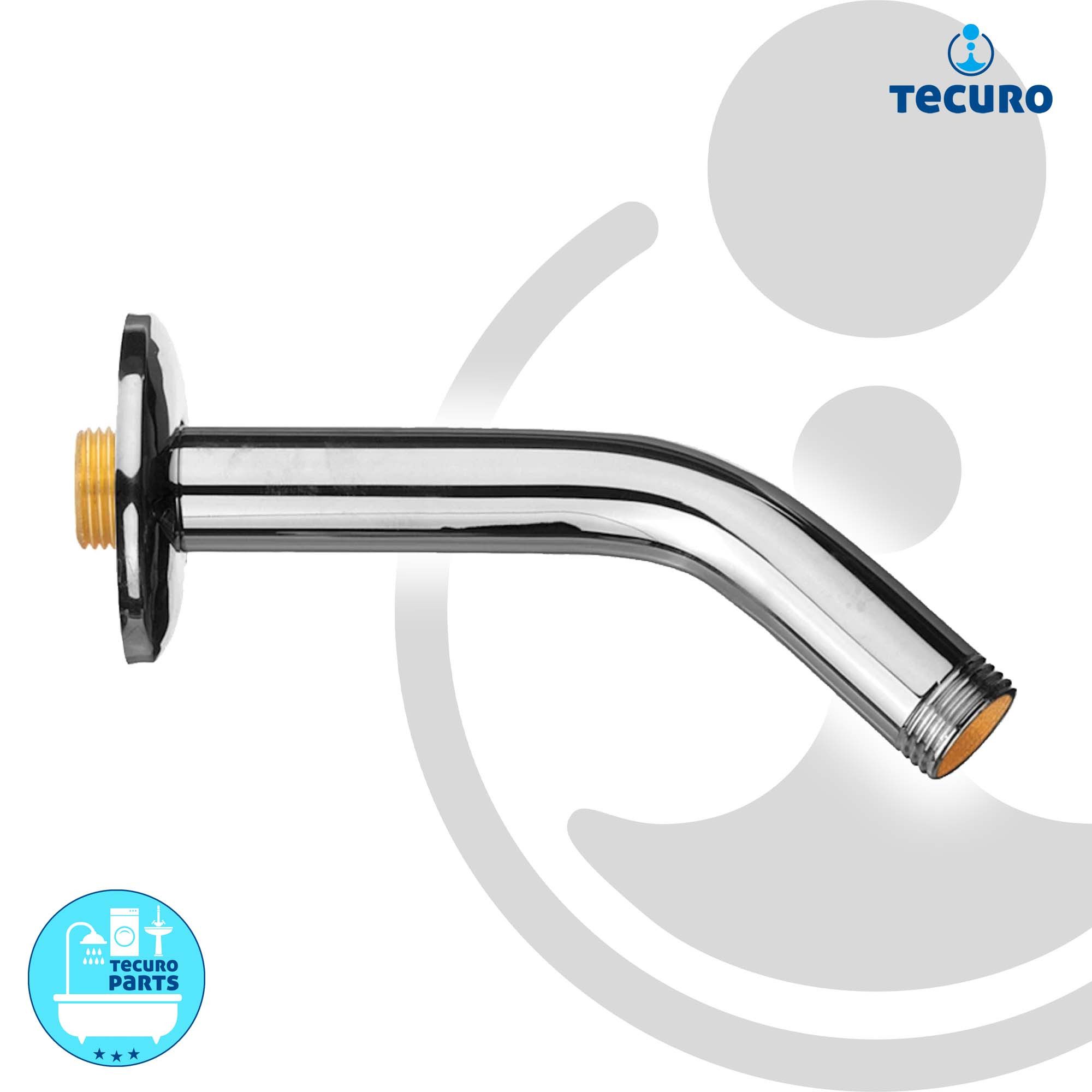 tecuro Duschbrause Universal 45° Brausearm Ø günstig online kaufen