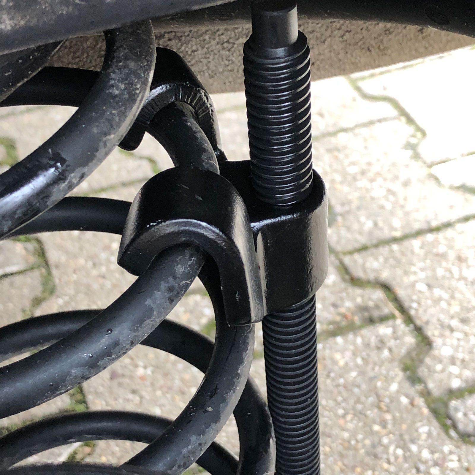 TOYA Spannzwinge 2 x Federspanner YT-2546, (2er-Set), Sechskant