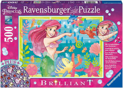 Ravensburger Puzzle Arielles Unterwasserparadies, 500 Puzzleteile, Made in Germany, FSC® - schützt Wald - weltweit