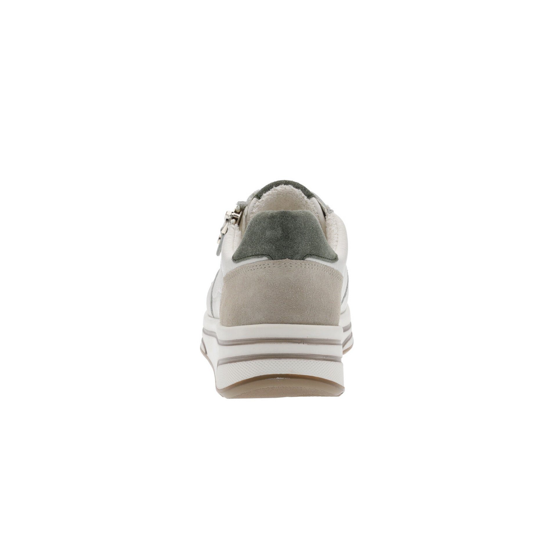 Sapporo Schnürschuh cream/thyme/shell Schnürhalbschuhe Sneaker Damen Ara Glattleder