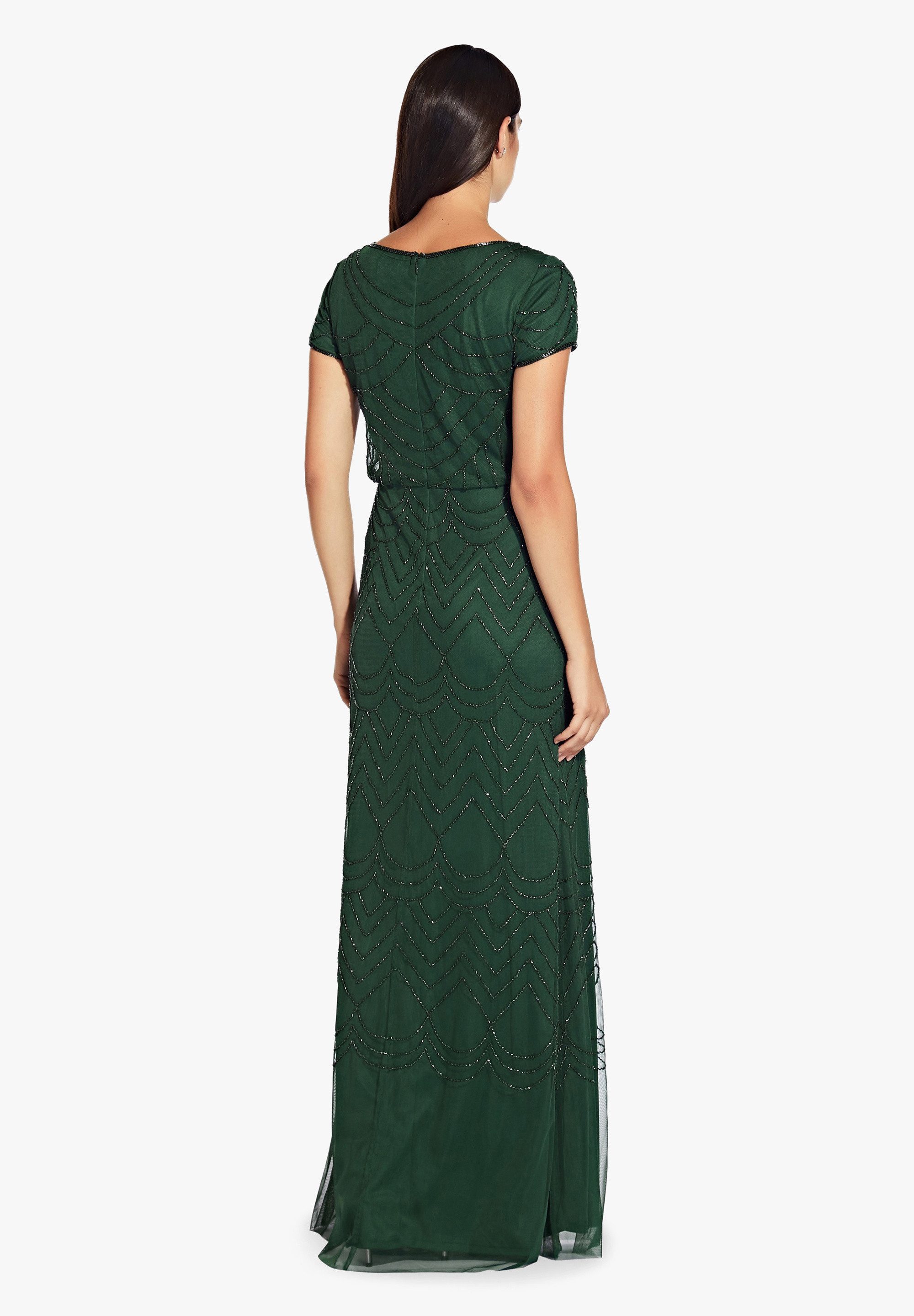 Adrianna Papell Abendkleid Blouson Beaded Long Dress Tailliert, figurbetont, elegant – Bild 4 von 5