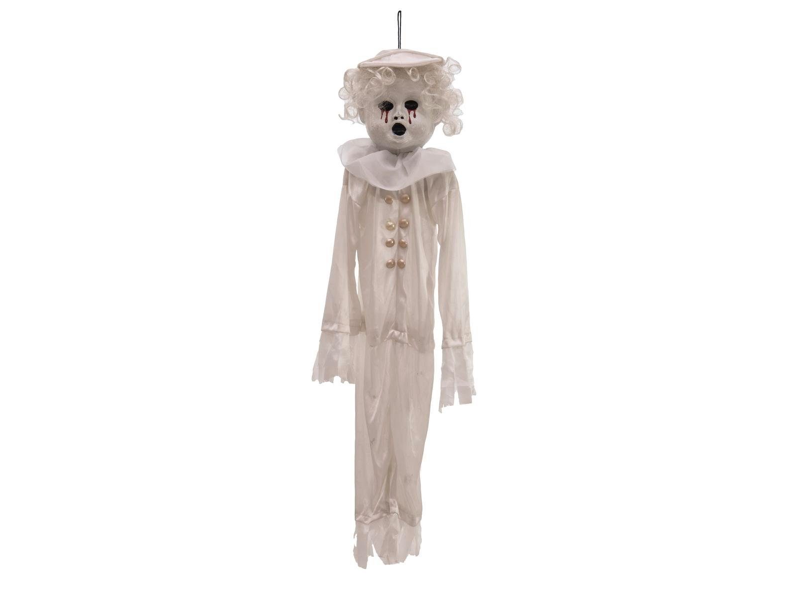 Neue limitierte Auflage EUROPALMS Dekofigur Halloween Puppe, 90cm mit Hängende Figur Augen - blutigen
