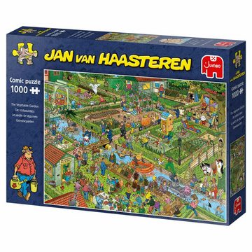Jumbo Spiele Puzzle Jan van Haasteren - Gemüsegarten 1000 Teile, 1000 Puzzleteile