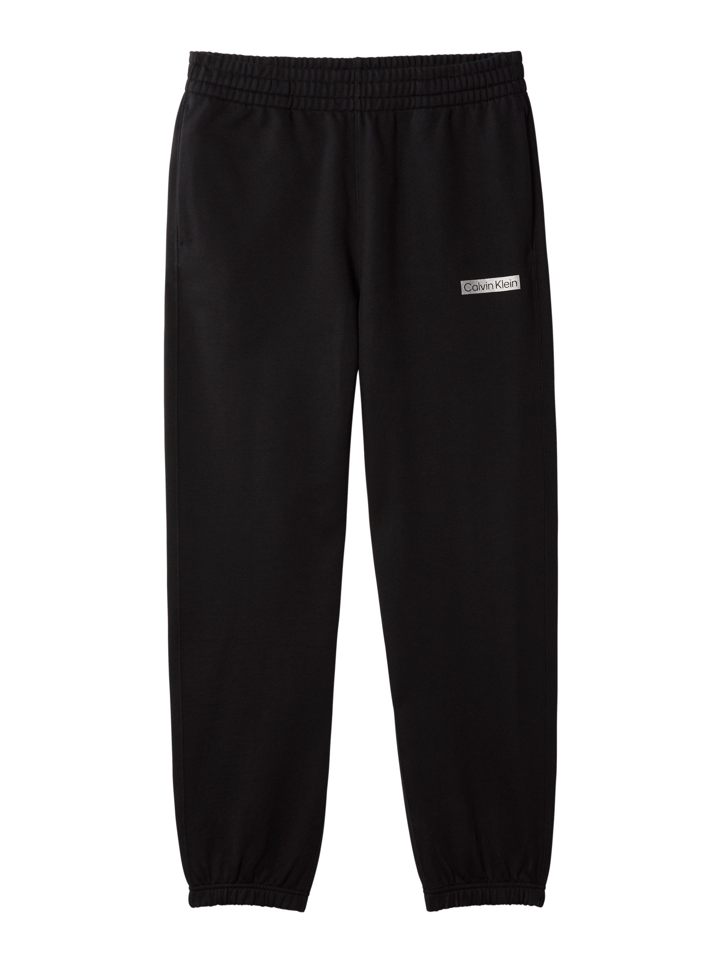 Calvin Klein Sweathose elastische Bündchen, Reine Baumwolle, Glanzdruck