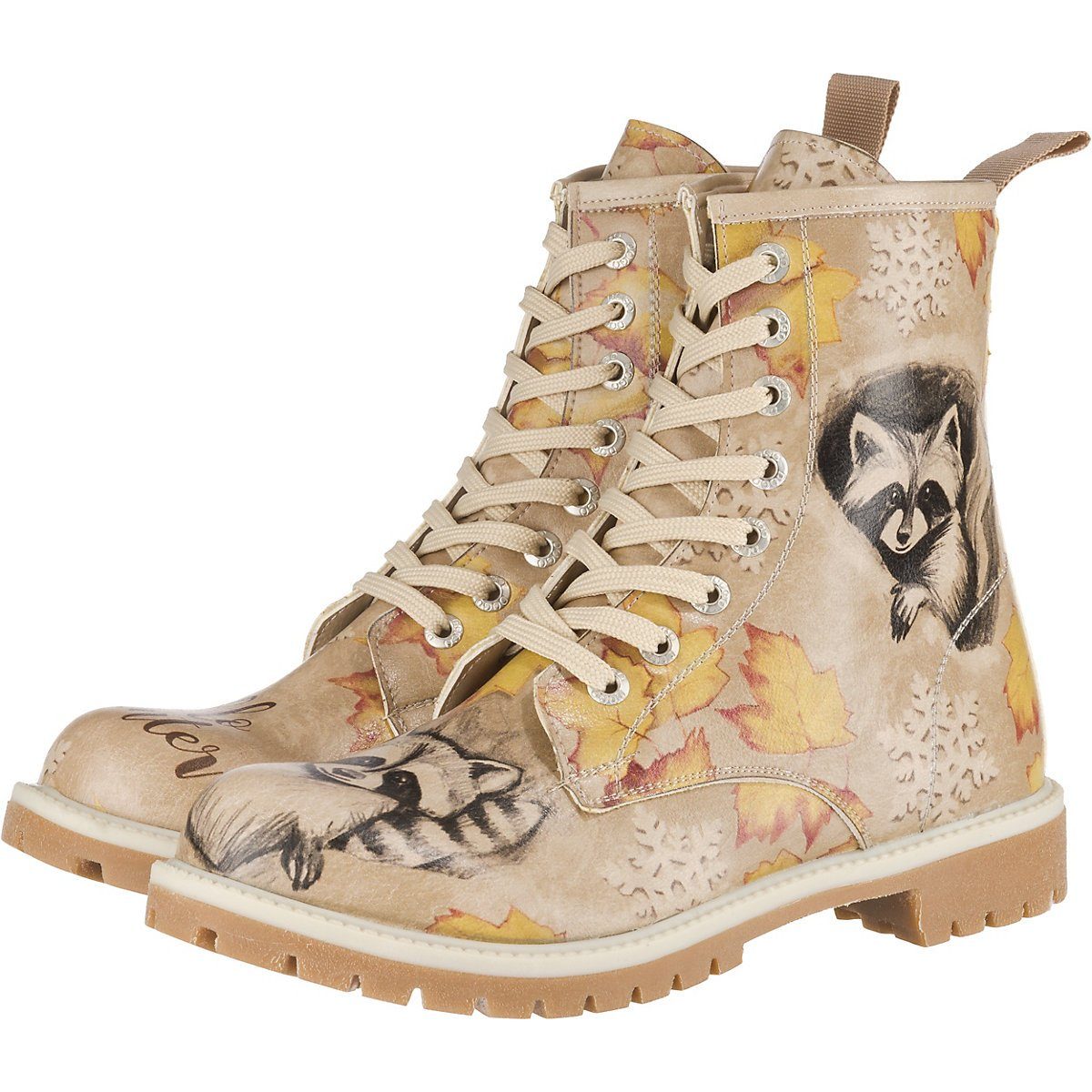 Dogo Shoes »Boots - Raccoon Schnürstiefel« Schnürstiefel online kaufen |  OTTO