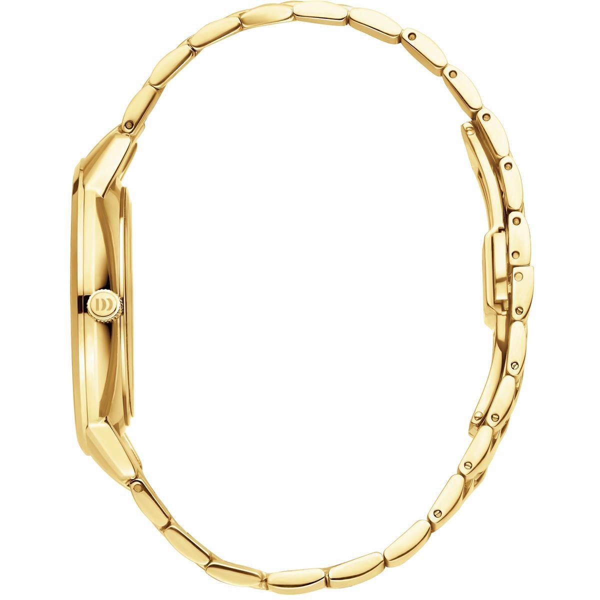 Danish Design Quarzuhr Danish Design Herrenuhr IQ91Q1267 (3310109) Akilia Day/Date Gold Link, (1-tlg)