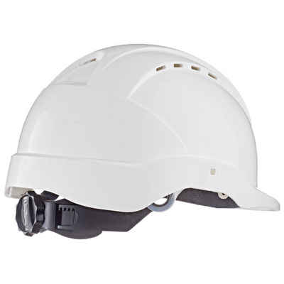TECTOR Schutzhelm, Industrie Helm mit Kinnriemen und stufenlosem Drehverschluss, EN397