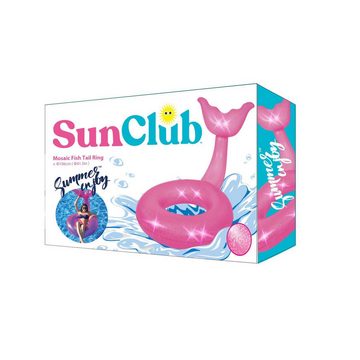 SunClub Schwimmring Schwimmreifen 106cm (für Kinder ab 12 Jahren, 1-tlg), Schwimm Ring für Pool oder Strand, Wasserspielzeug, Badespaß