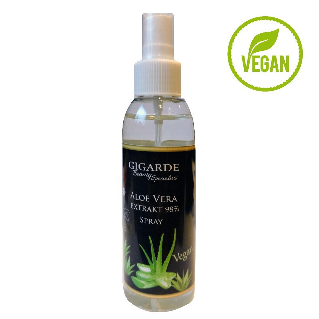 Gigarde Aloe Kosmetik GmbH Gesichtsfluid Aloe Vera 98% Spray, 150 ml