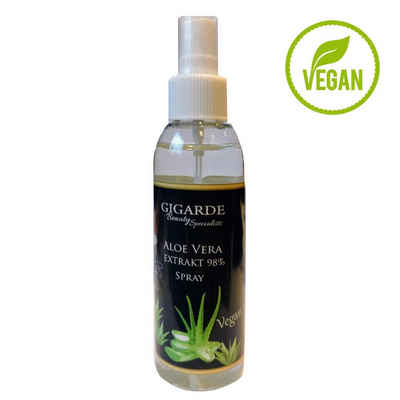 Gigarde Aloe Kosmetik GmbH Gesichtsfluid Aloe Vera 98% Spray, 150 ml