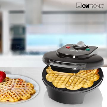 CLATRONIC Waffeleisen Waffelautomat WA 3491, 1200 W