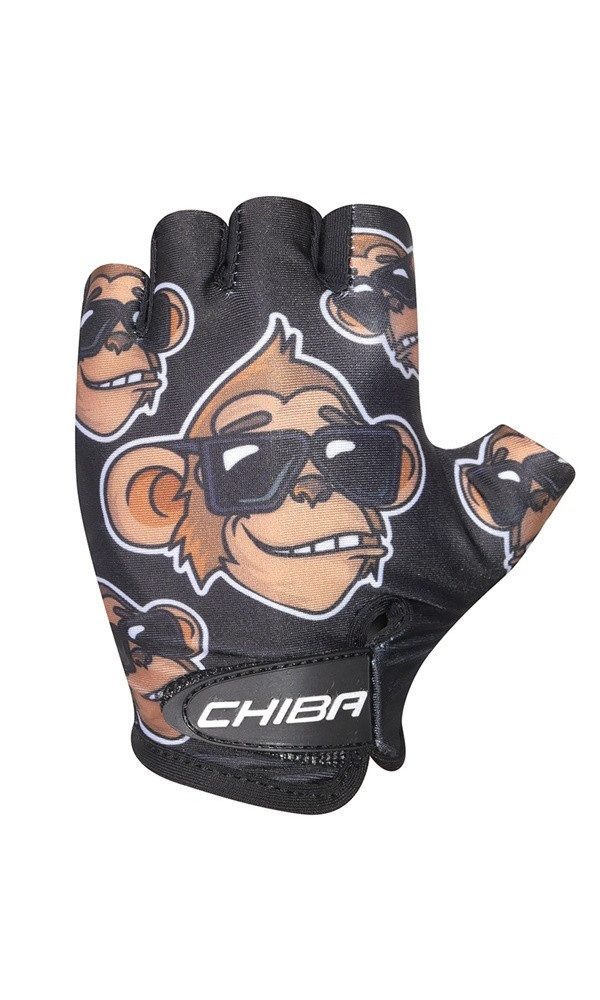 Chiba Fahrradhandschuhe Cool Monkey schwarz Kinder - 1 Paar