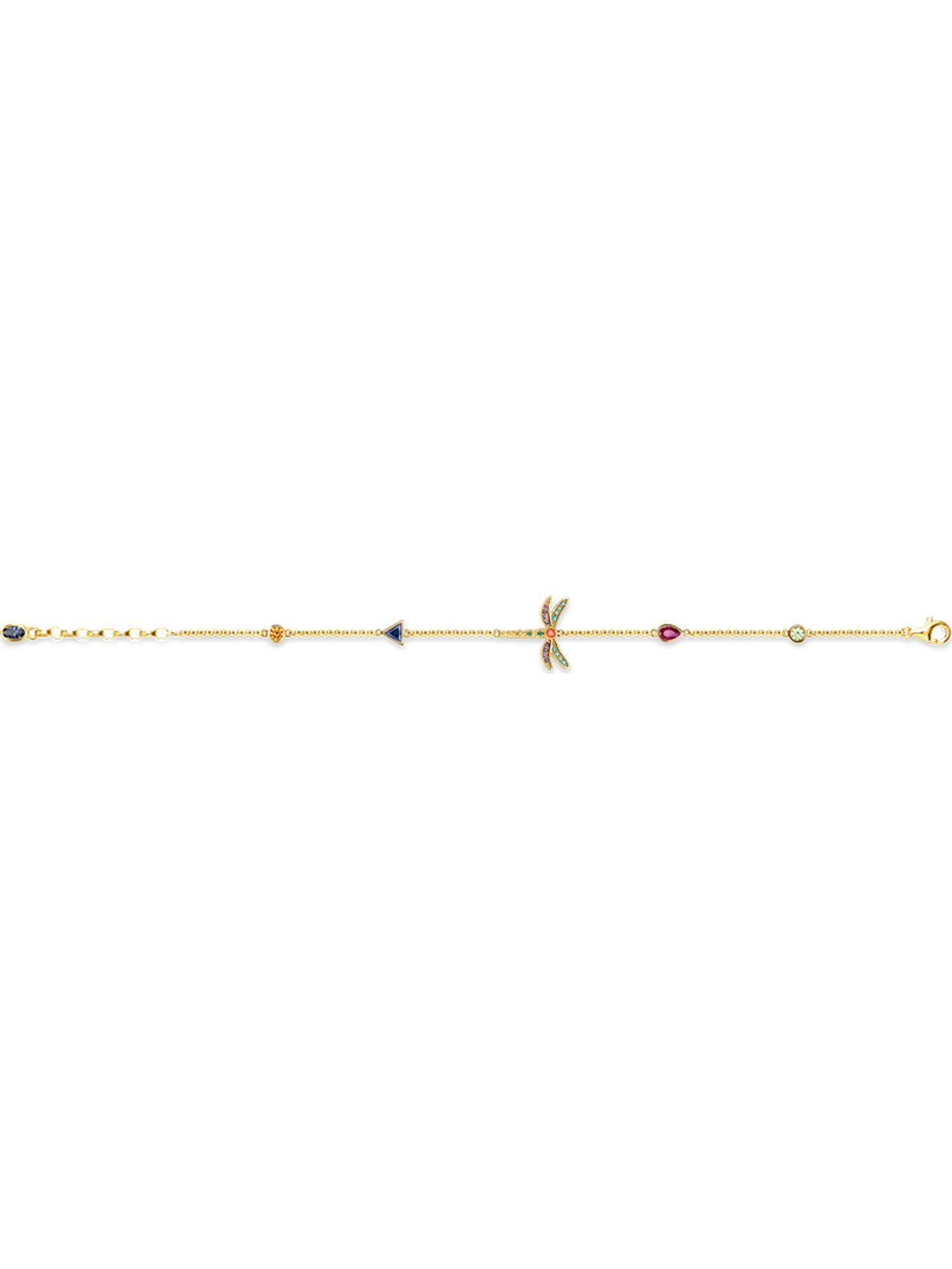THOMAS SABO Silberarmband Thomas Sabo Damen-Armband 925er Silber Glasstein, Modern