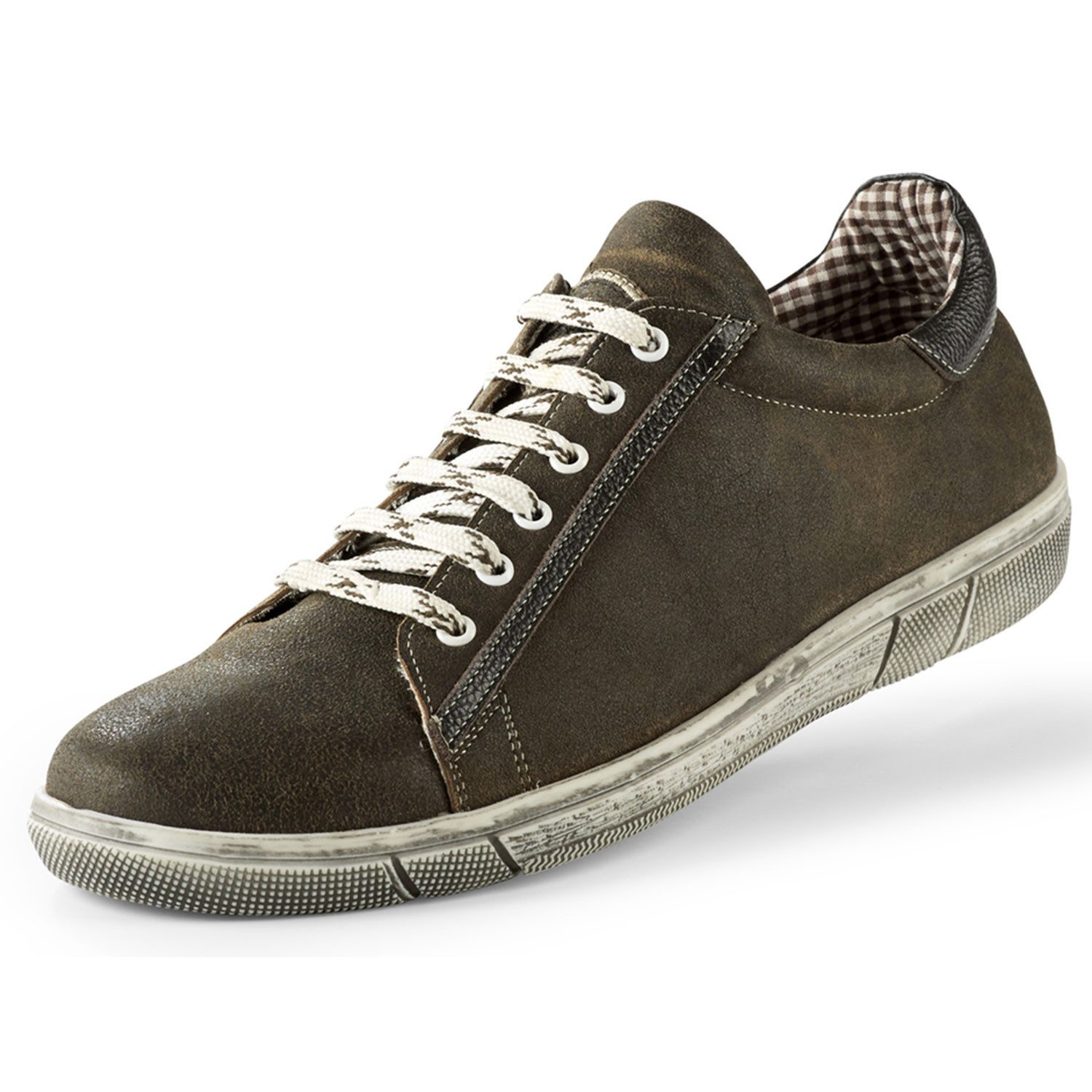 Maddox Herren Trachten Leder Schuhe "Siegfried" - Nappato Bernstein Sneaker günstig online kaufen