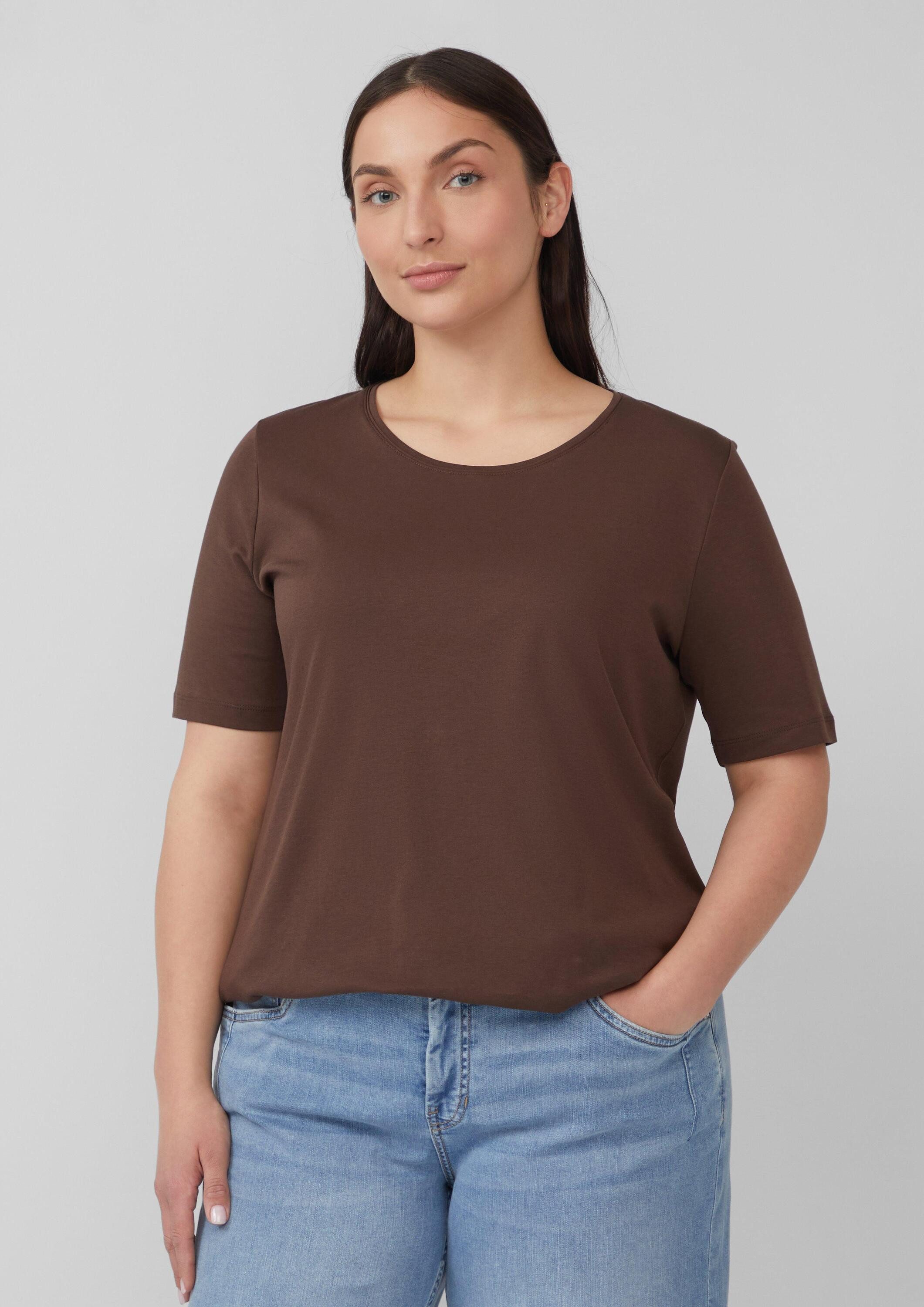 s.Oliver Kurzarmshirt T-Shirt T-Shirt im Regular Fit aus Interlockjersey günstig online kaufen