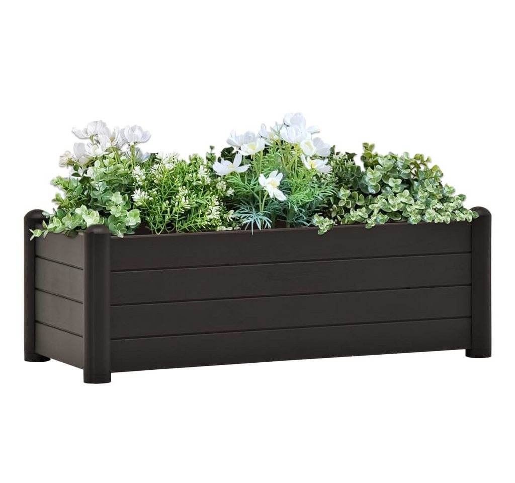 Thumbnail - vidaXL Hochbeet, Garten-Hochbeet PP Anthrazit 100x43x35 cm
