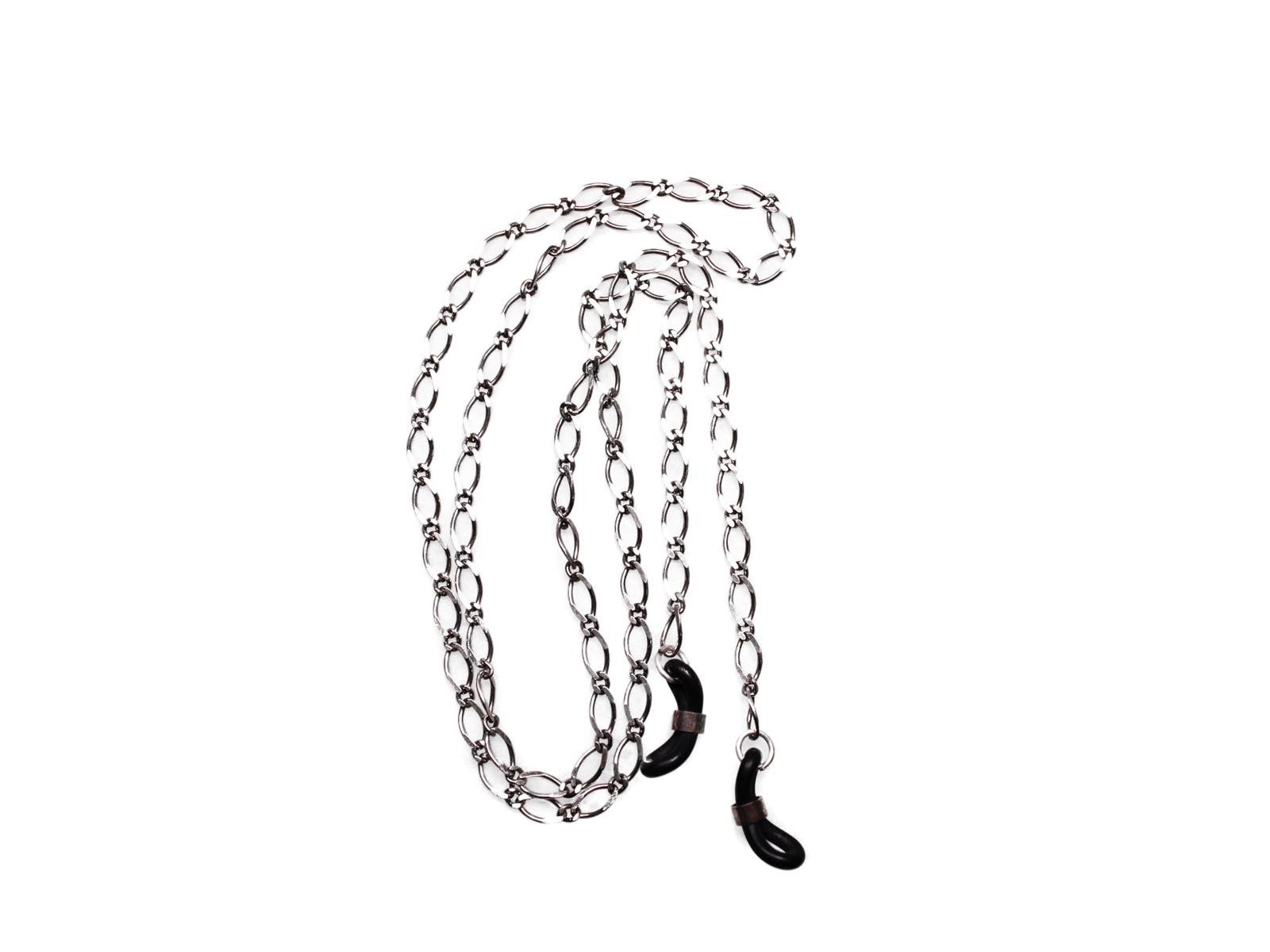 optiker-dietrich.de Brillenetui Brillenband aus Metall in Silber Nr. 38