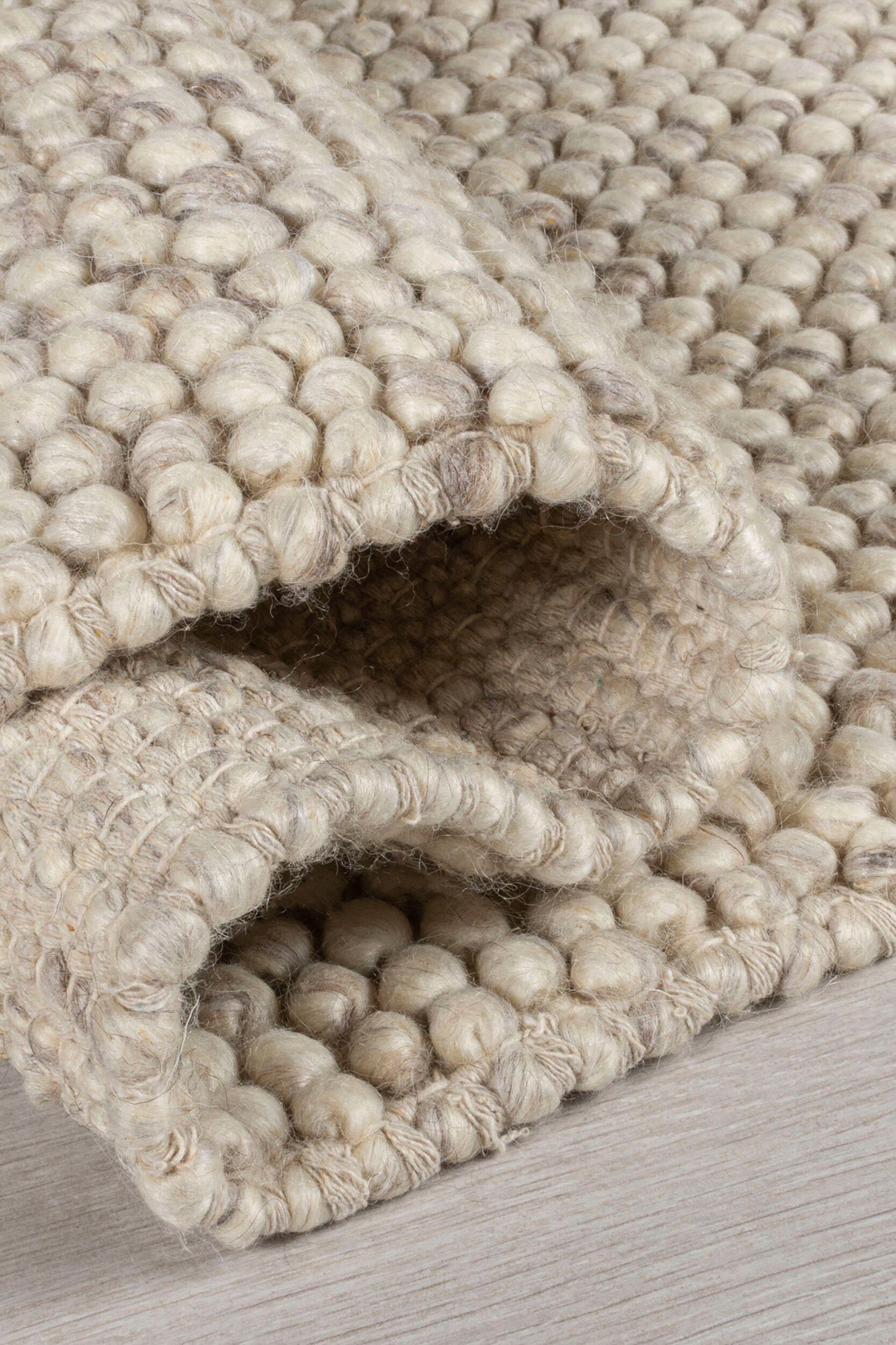 Teppich Minerals, FLAIR Design, meliert hellgrau mm, 10 Höhe: RUGS, geknüpftes Teppich aus Wollmischung, rechteckig