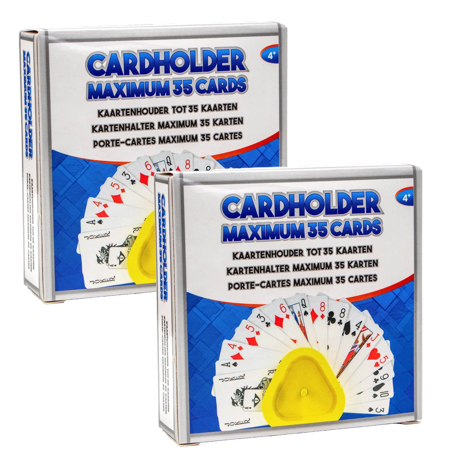 Otto Simon Spiel 2er Set Kartenhalter Spielkartenhalter für je 35 Spielkarten, Gesellschaftsspiel, für Kartenspiel