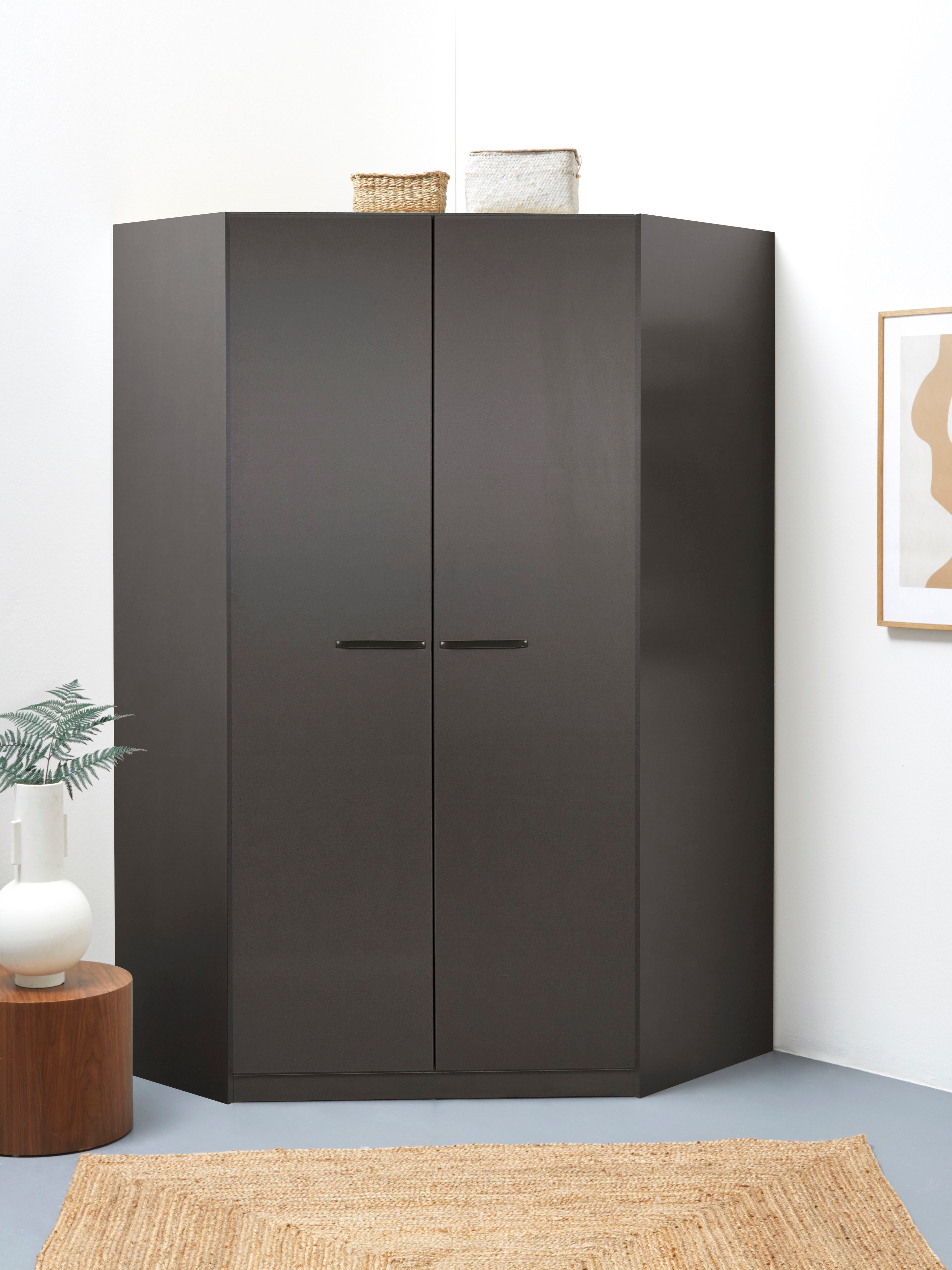 rauch Eckschrank Kleiderschrank Schrank Garderobe Wäscheschrank VANDOR voll ausgestattet, viel Stauraum, MADE IN GERMANY
