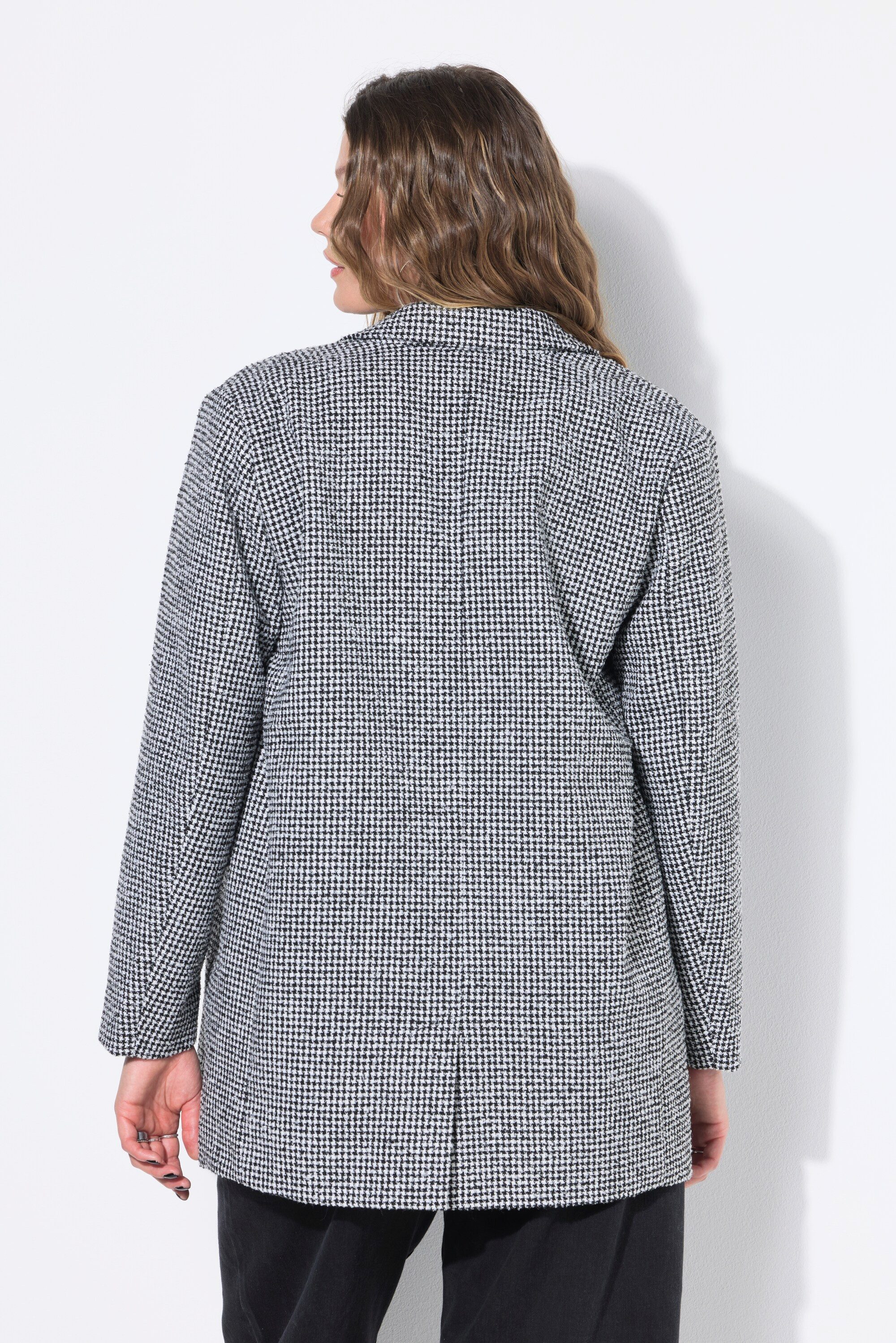 Studio Untold Blusenblazer Blazer oversized Hahnentritt-Struktur
