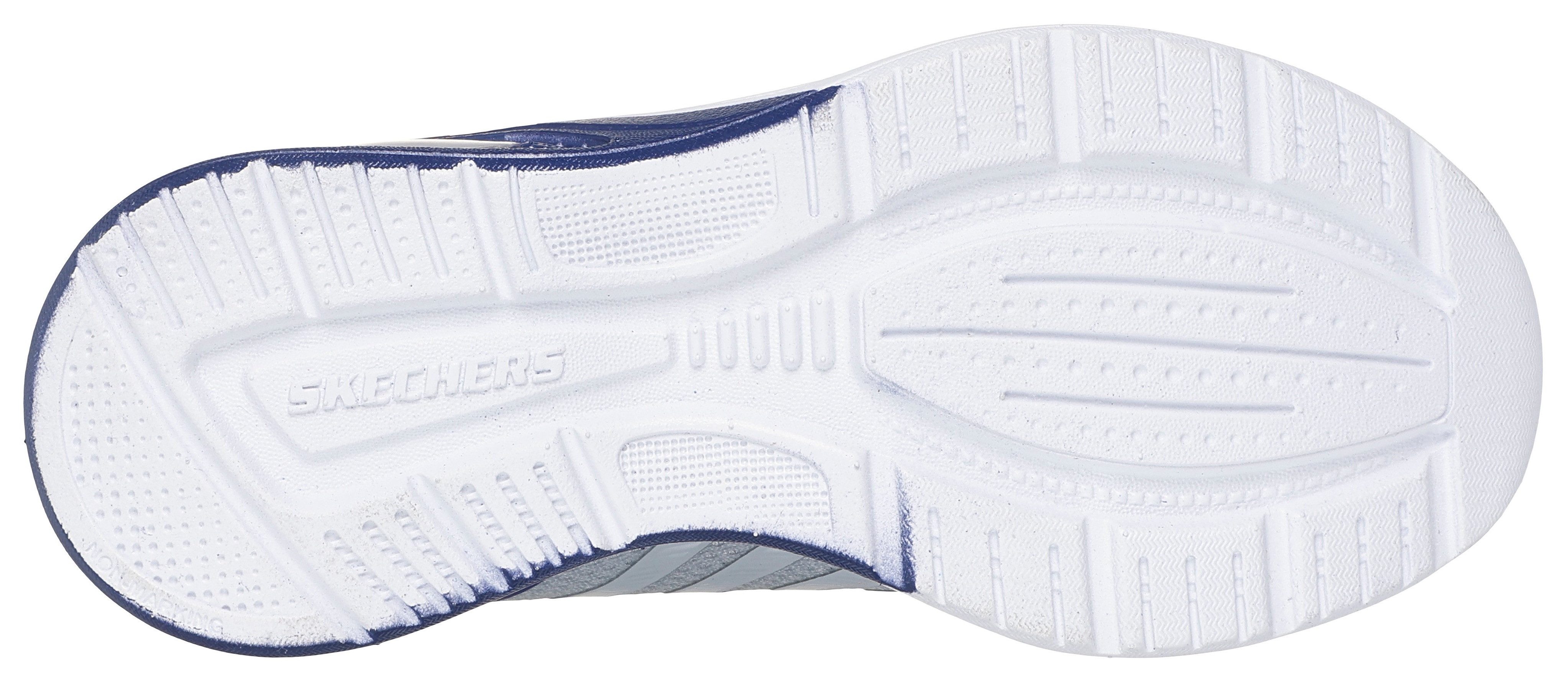 Skechers MICROSPEC MAX ADVANCE Sneaker, Freizeitschuh mit Klettverschluss, Größenschablone zum Download