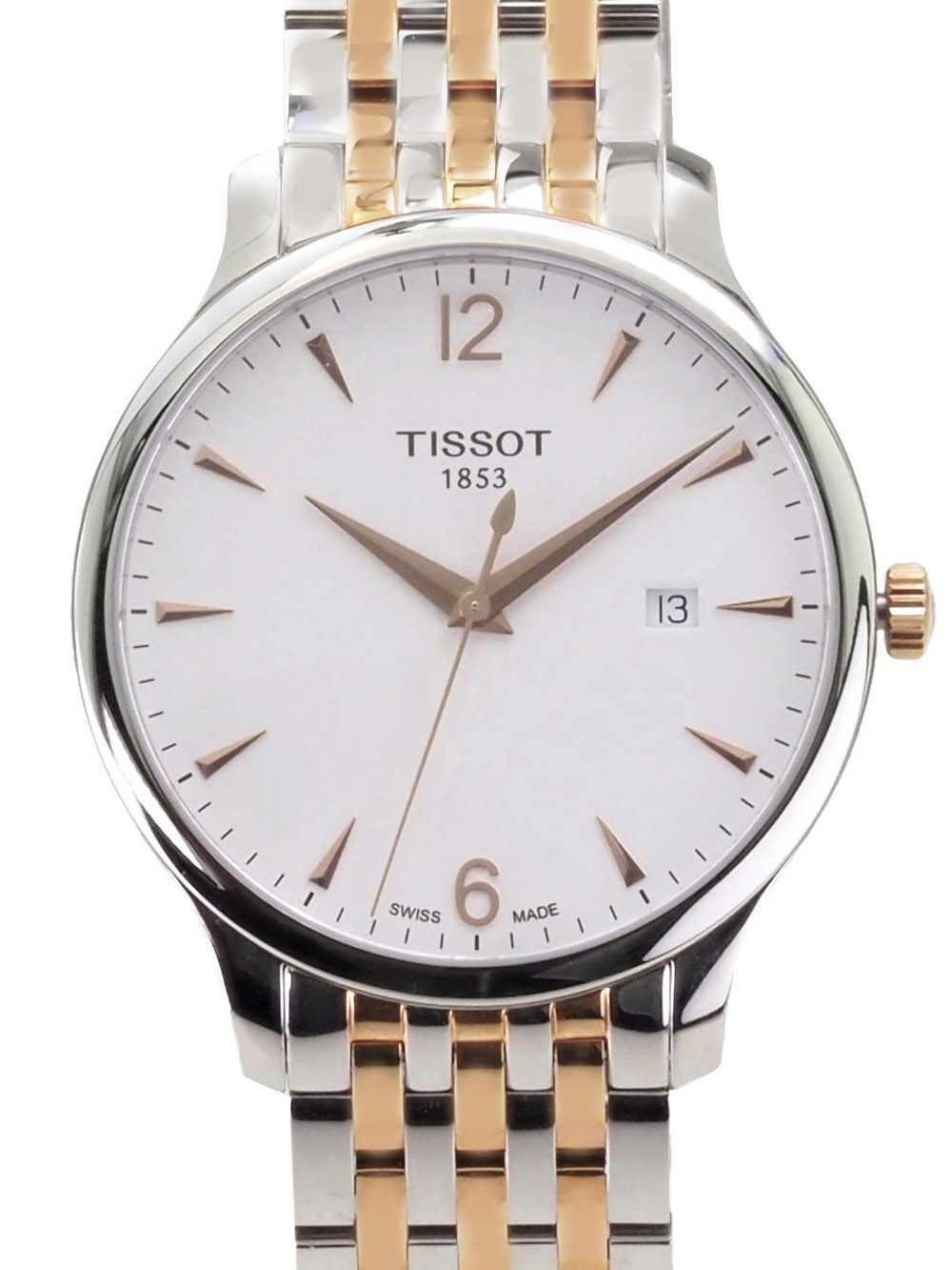 Tissot Schweizer Uhr Herren Uhr 42 mm Ø T0636102203701 Tradition, Saphirglas