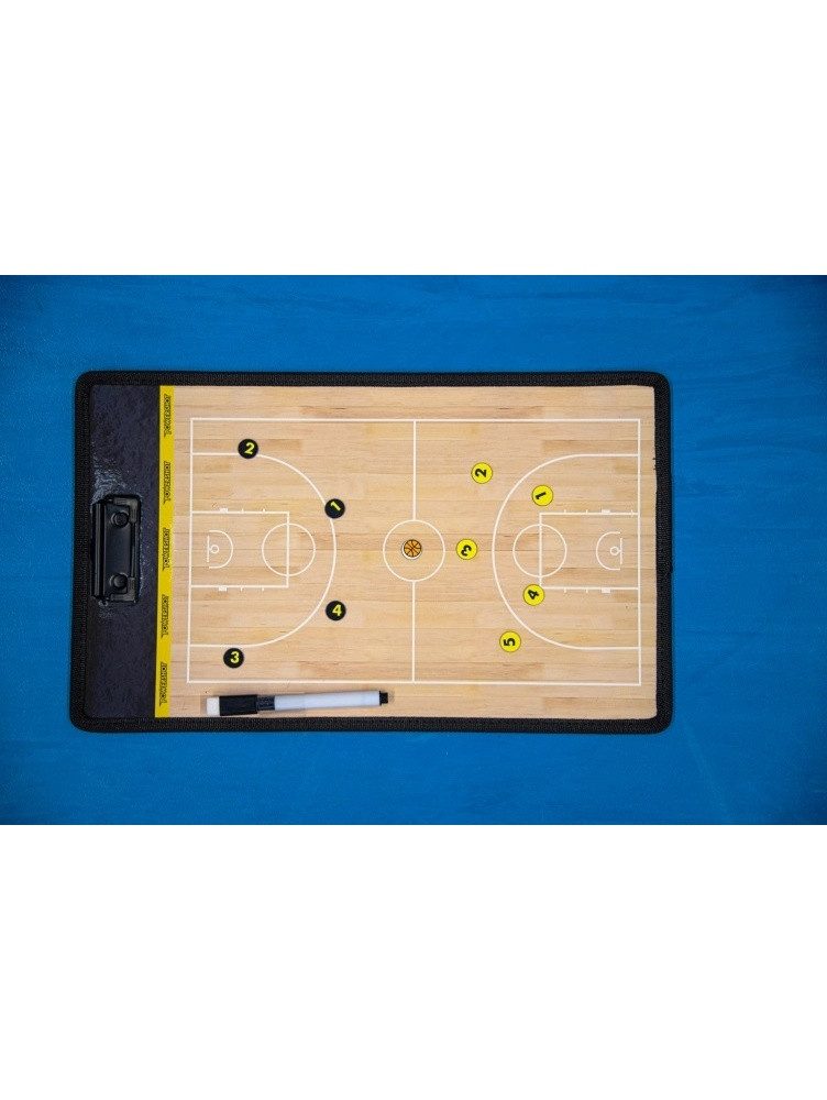 Power Shot Trainingshilfe Basketball-Taktikboard (Doppelseitig)