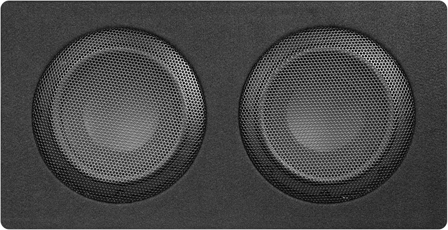 Musway MUSWAY MR-206Q Dual Bassreflex-Gehäusesubwoofer 2 x 16,5 cm Auto-Subwoofer