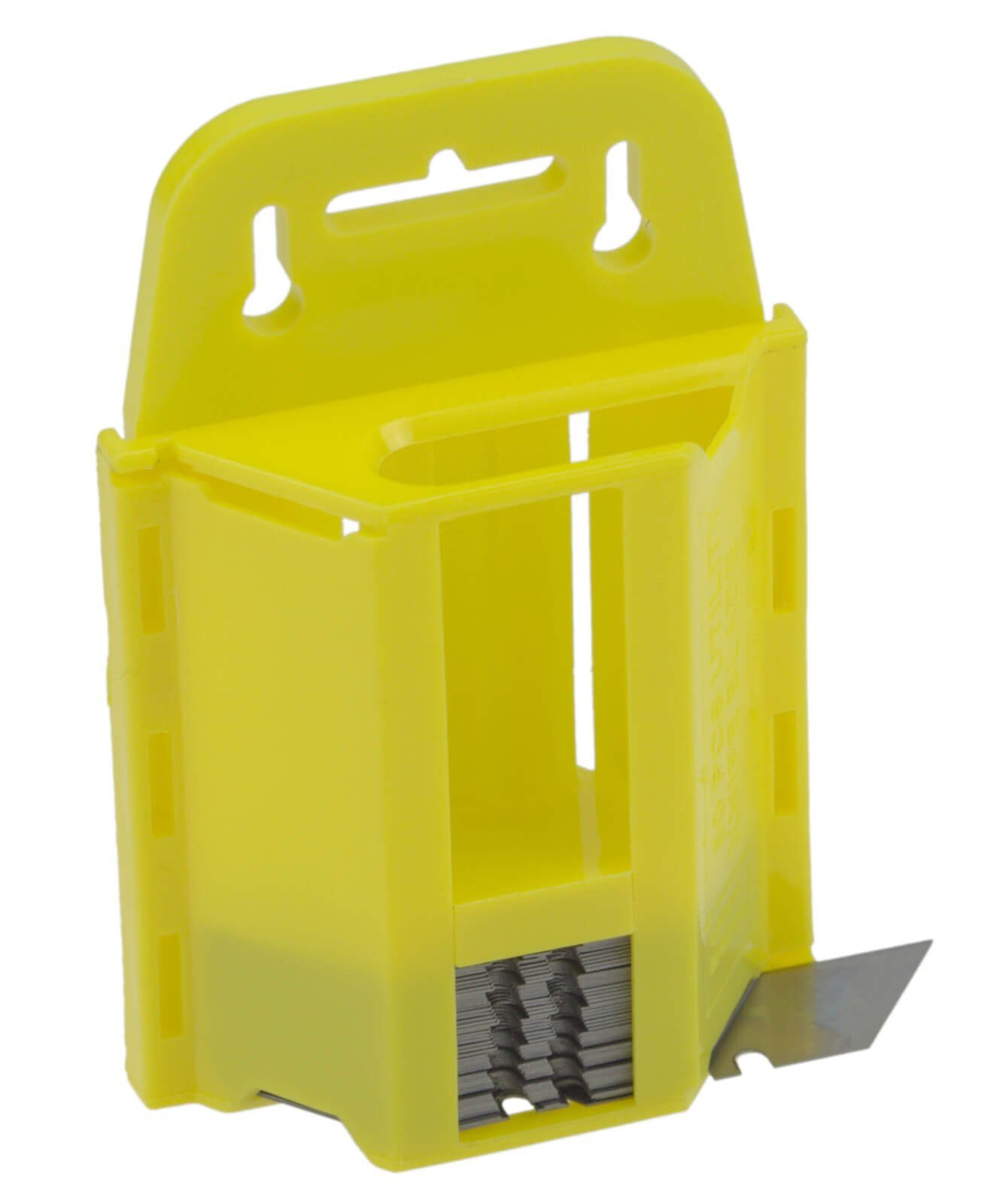 CMC Cuttermesser Trapezklingen 50 Stück im Dispenser Trapez Cutterklingen Spender