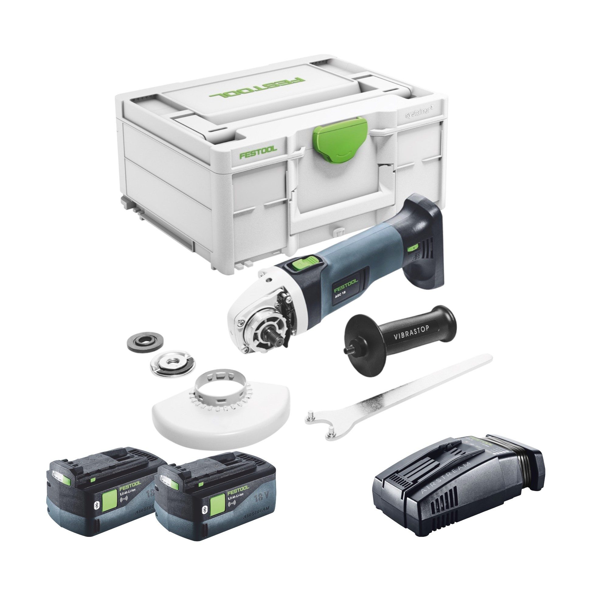 FESTOOL Winkelschleifer Festool AGC 18-125 EB-Basic Akku Winkelschleifer 18 V 125 mm Brushless