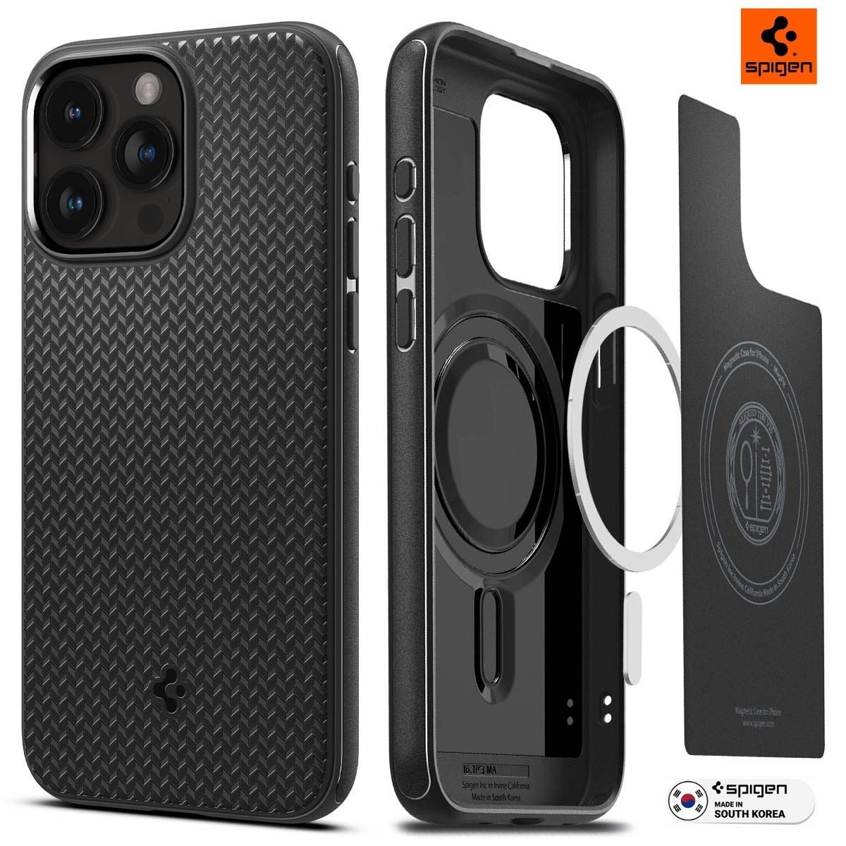 Spigen Smartphone-Hülle Handyhülle für iPhone 15 Pro Magsafe Hülle Schutzhülle Case 6.1 Zoll, für Apple iPhone 15 Pro, Magsafe
