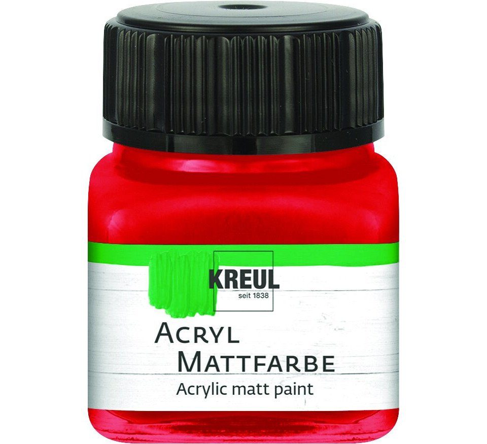 Kreul Künstlerstift Kreul Acryl Mattfarbe brillantrot 20 ml