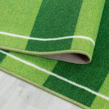 Kinderteppich PLAY 2911, Ayyildiz Teppiche, rechteckig, Höhe: 6 mm, robuster Kurzflor, Fußball, Rasen,Kinderzimmer
