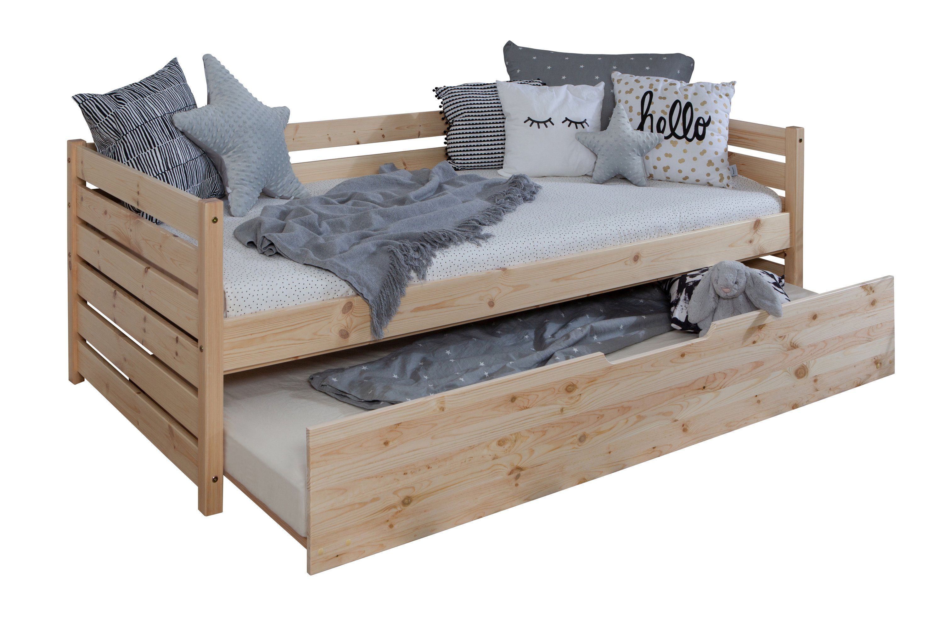 Ticaa Bettgestell Sofabett Naomi inkl. Ausziehbett, günstig online kaufen