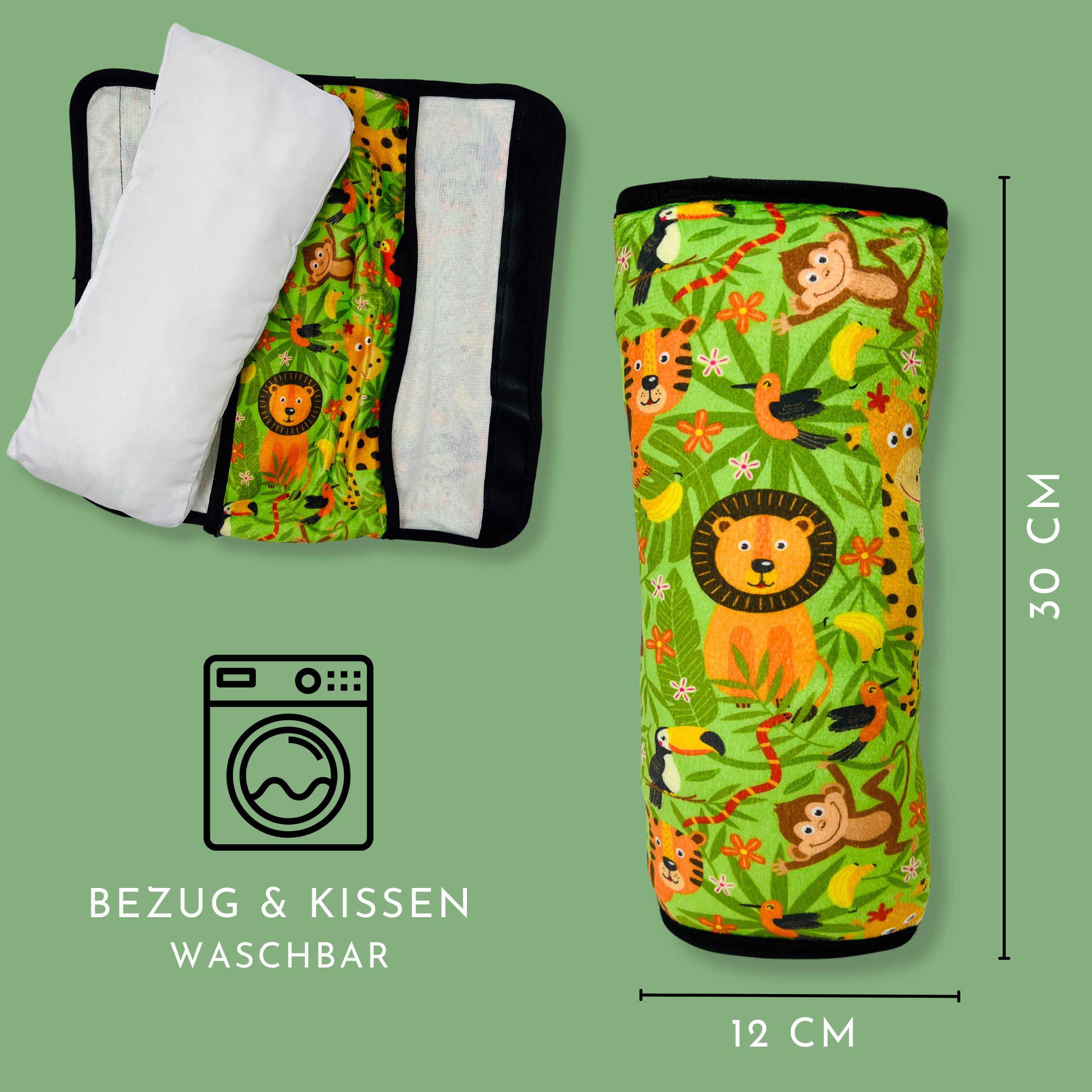 HECKBO Schlafkissen Auto Schlafkissen Dschungel Motiv günstig online kaufen