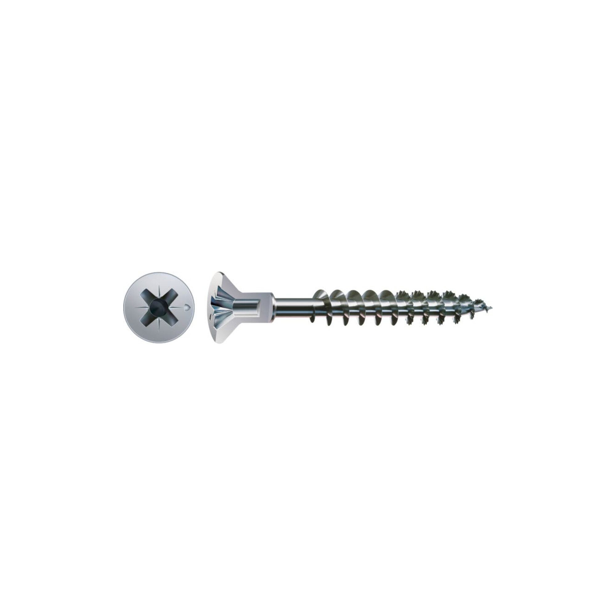 SPAX Holzbauschraube Spax Universalschraube 5 x 80 mm Senkkopf Kreuzschlitz Z Vollgewinde S