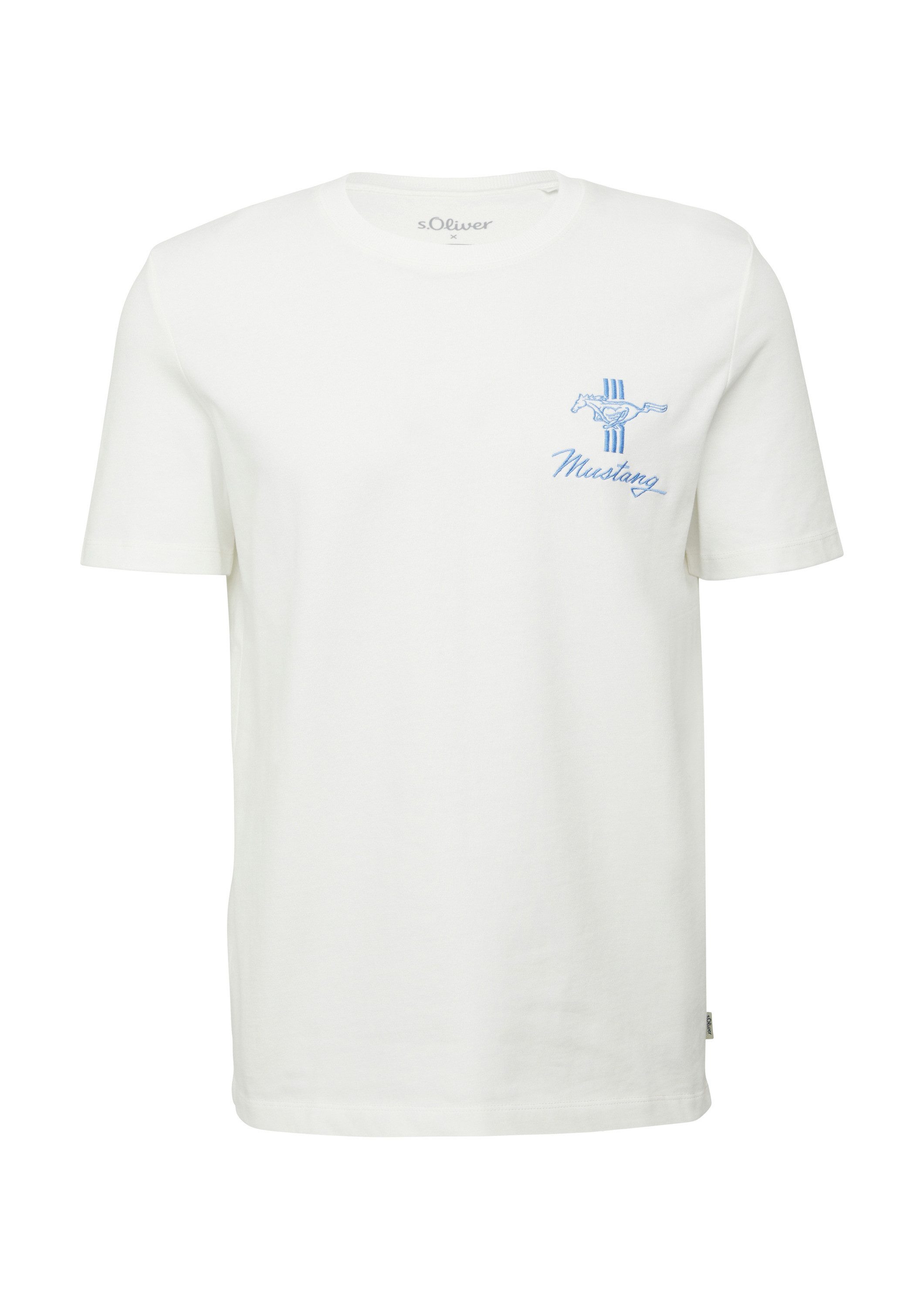 s.Oliver Kurzarmshirt T-Shirt T-Shirt mit Ford®-Artwork aus schwerer Baumwo günstig online kaufen