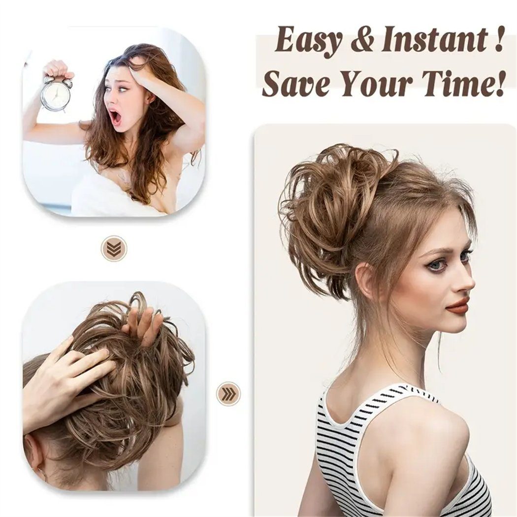 DAYUT Toupet women's accessories appliances Ponytail extension elastic hair wig
