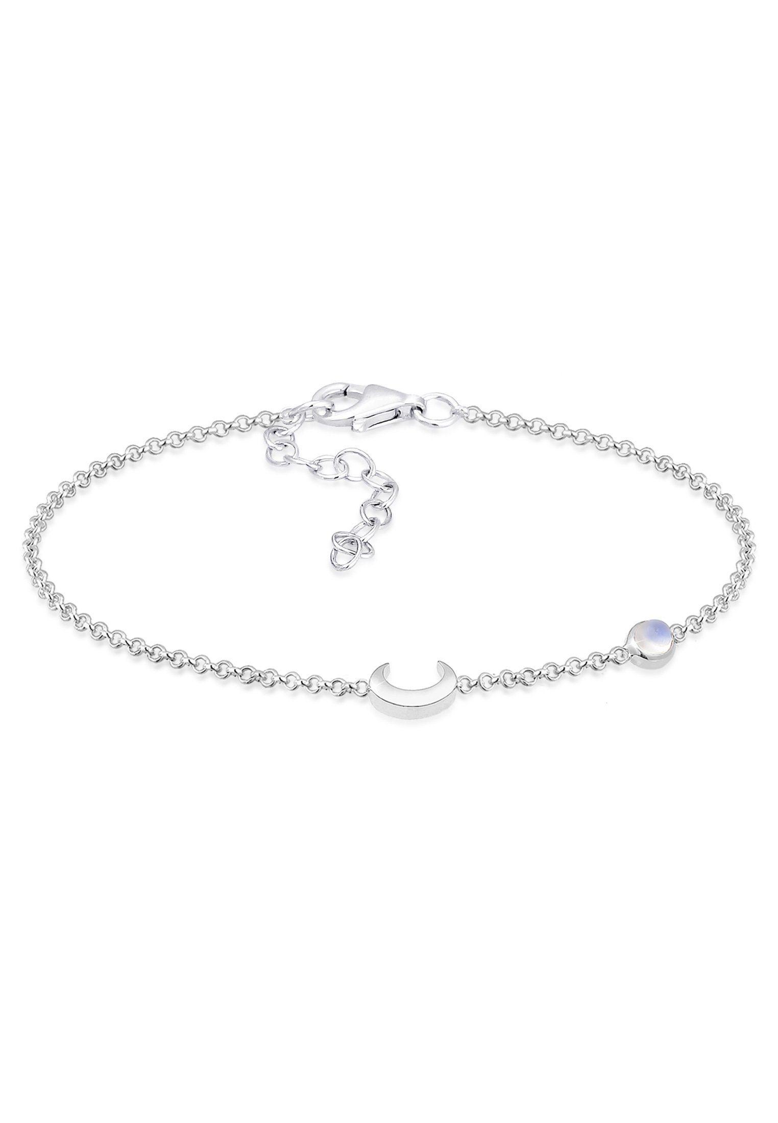 Elli Armband Halbmond und Mondstein 925 Silber vergoldet günstig online kaufen